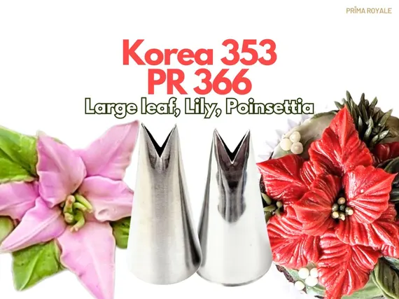 Ateco - Piping tip nozzle no:353 large leaf (9 mm openning) (1)