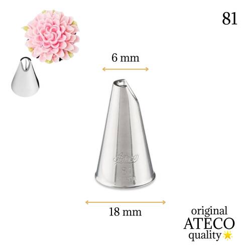 Krema sıkma duy ucu no: 81 (6 mm ağız çapı)