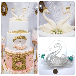 Others - Polycarbonate chocolate mold 3d Swan