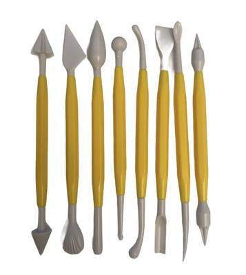 Marzipan seti; 8 parça kaşık aletli