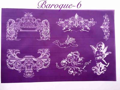 Mesh Stencil; Baroque-6