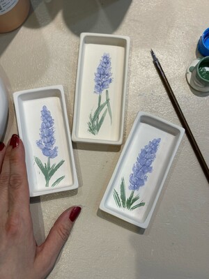 Mesh Stencil Ceramic Col. Flowers Set-2 (33*22 cm) - Thumbnail