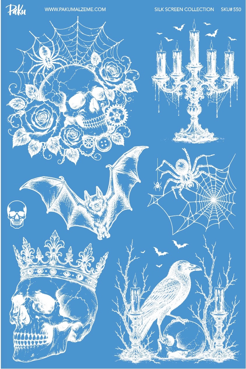 Mesh Stencil Ceramic Collection Drakkina Gothic-1 (33*22 cm)