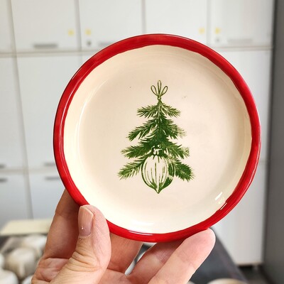 Mesh Stencil Ceramic Cup Col. Christmas Elements-5 (22*11 cm) - Thumbnail