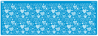 Paku Malzeme - Mesh Stencil Ceramic Mug Col. Funny Hearts Paku Malzeme - Mesh Stencil Ceramic Mug Col. Funny Hearts