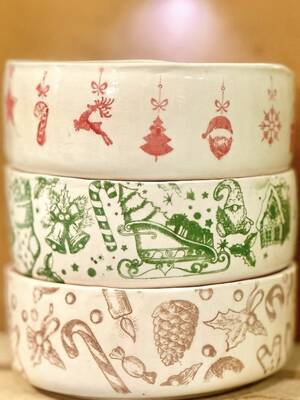 Mesh Stencil Ceramic Cup Col. Ginger Concept; 30*10 cm