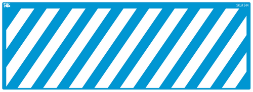 Mesh Stencil Ceramic Mug Col. Diagonal Stripes-14 mm