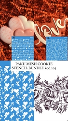 Paku Malzeme - Silk Screen Mini Coll. Cookie Bundle-202