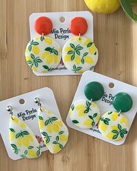 Silk Screen Mini Coll.; 2-Tier Lemons - Thumbnail