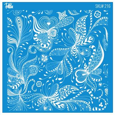 Silk Screen Mini Coll. Abstract Butterfly