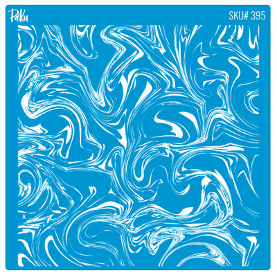 Silk Screen Mini Coll.; Abstract Marble