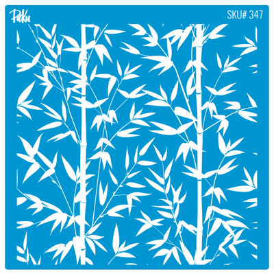 Mesh Stencil Cookie Clay Collection; Bamboo