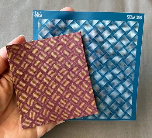 Mesh Stencil Cookie Clay Collection; Braid