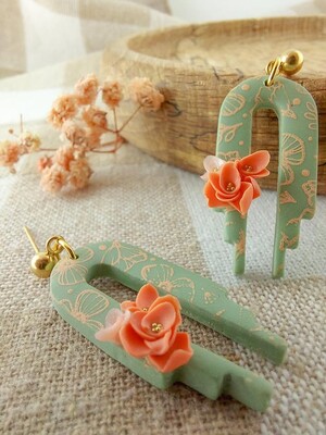 Silk Screen Mini Coll. Floral Background-2 - Thumbnail