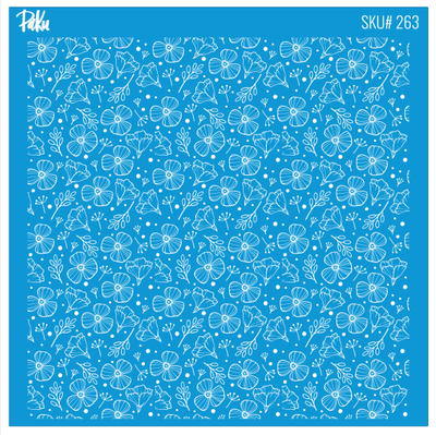 Silk Screen Mini Coll. Floral Background-2