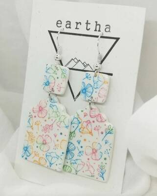 Silk Screen Mini Coll. Floral Background-2