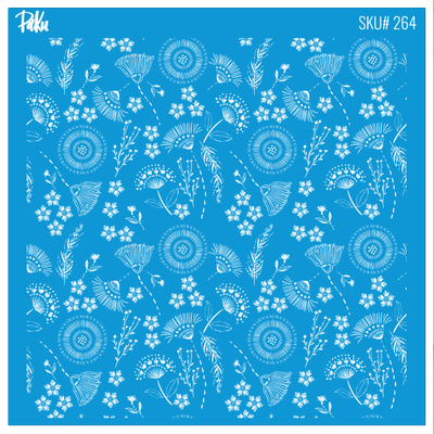 Silk Screen Mini Coll. Floral Background-3