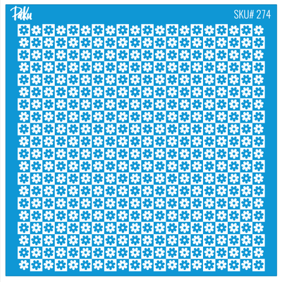 Silk Screen Mini Coll. Daisy Check
