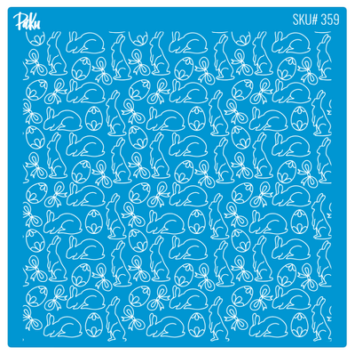 Mesh Stencil Cookie Clay Collection; Easter Background