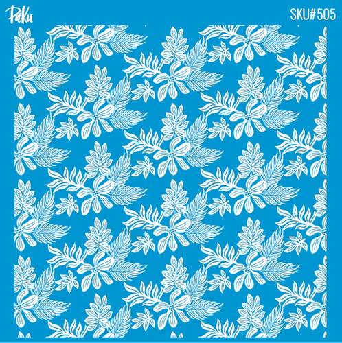 Mesh Stencil Cookie Clay Collection; Hawai (11x11 cm)