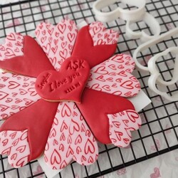 Mesh Stencil Cookie Clay Collection; Heart Markers - Thumbnail