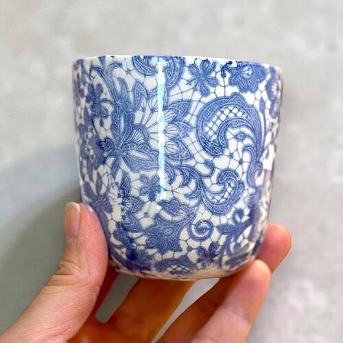 Mesh Stencil Cookie Clay Collection; Lace-2