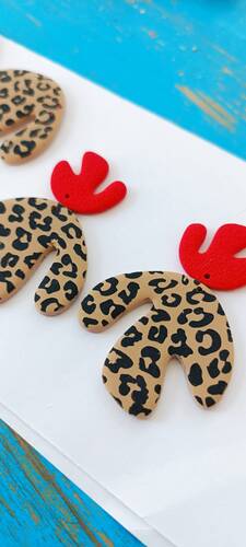Mesh Stencil Cookie Clay Collection; Leopard-2