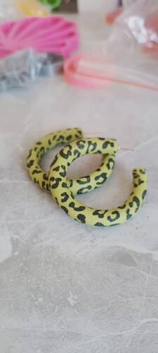 Mesh Stencil Cookie Clay Collection; Leopard-2