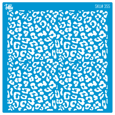 Mesh Stencil Cookie Clay Collection; Leopard-2