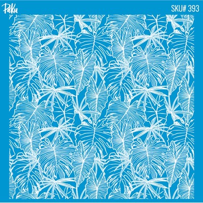 Mesh Stencil Cookie Clay Collection; Monstera Background - Thumbnail