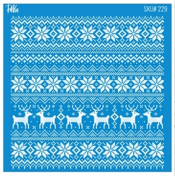 Paku Malzeme - Silk Screen Mini Coll. Nordic Christmas