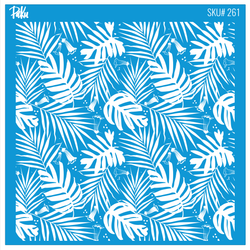 Paku Malzeme - Silk Screen Mini Coll. Palm Leaf