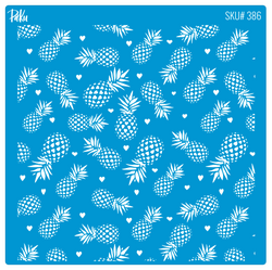 Paku Malzeme - Silk Screen Mini Coll.; Pineapples