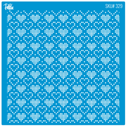 Mesh Stencil Cookie Clay Collection; Pixel Hearts - Thumbnail