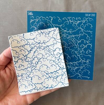 Silk Screen Mini Coll.; Puffy Clouds