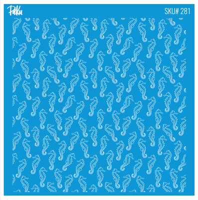 Silk Screen Mini Coll. Sea Horse