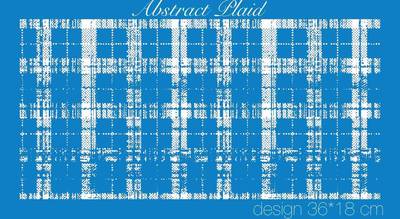 Mesh Stencil Crystal Collection; Abstract Plaid