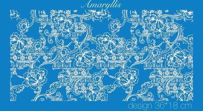 Mesh Stencil Crystal Collection; Amaryllis