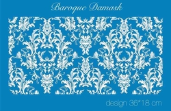 Mesh Stencil Crystal Collection; Baroque Damask - Thumbnail