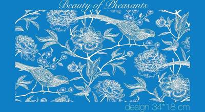 Mesh Stencil Crystal Collection; Beauty of Pheasants