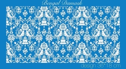 Mesh Stencil Crystal Collection; Bengal Damask - Thumbnail