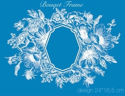 Mesh Stencil Crystal Collection; Bouqet Frame - Thumbnail