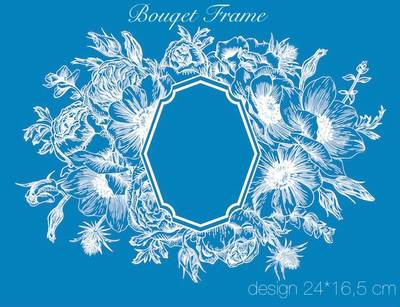 Mesh Stencil Crystal Collection; Bouqet Frame