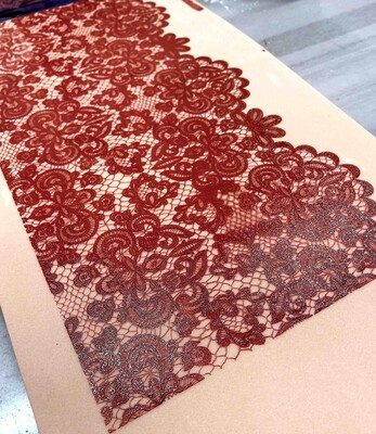 Mesh Stencil Crystal Collection; Burlesque Scallopped - Thumbnail