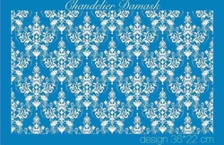 Mesh Stencil Crystal Collection; Chandelier Damask - Thumbnail