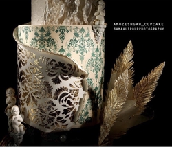 Mesh Stencil Crystal Collection; Chandelier Damask - Thumbnail