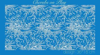 Mesh Stencil Crystal Collection; Cherubs on Play