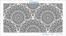 Paku Malzeme - Mesh Stencil Crystal Collection; Cirque