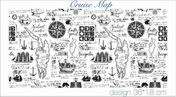 Mesh Stencil Crystal Collection; Cruise Map - Thumbnail