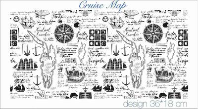 Mesh Stencil Crystal Collection; Cruise Map